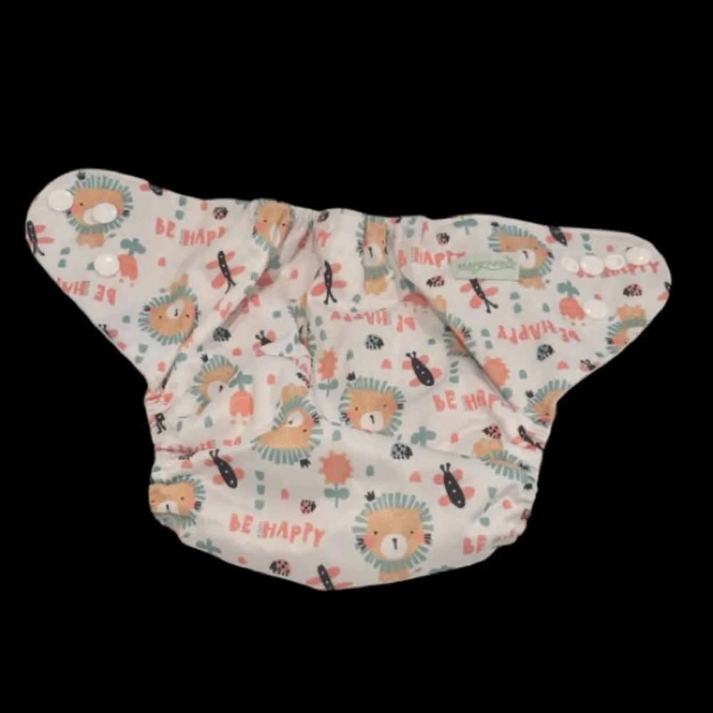 New WeGreeco & Baby Goal cloth diapers LOT - snap button